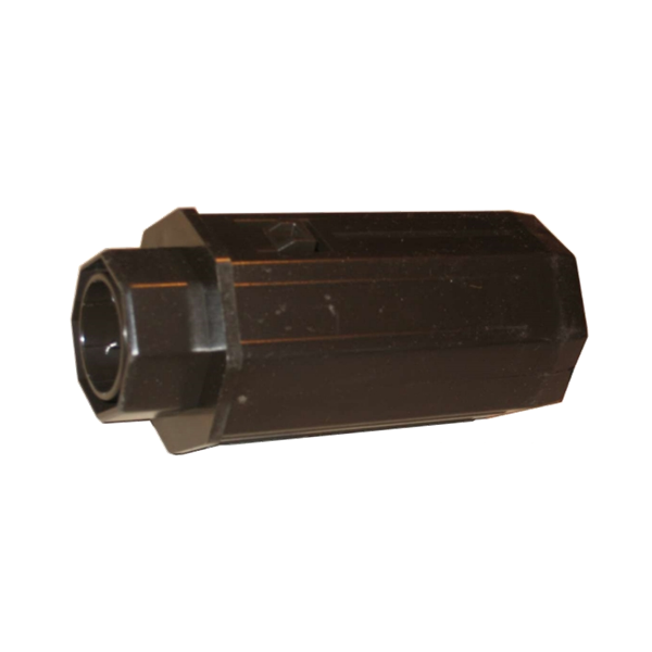 Walzenkapsel 110 mm für ø 28 mm Kugellager, SW 60 achtkant, Kunststoff